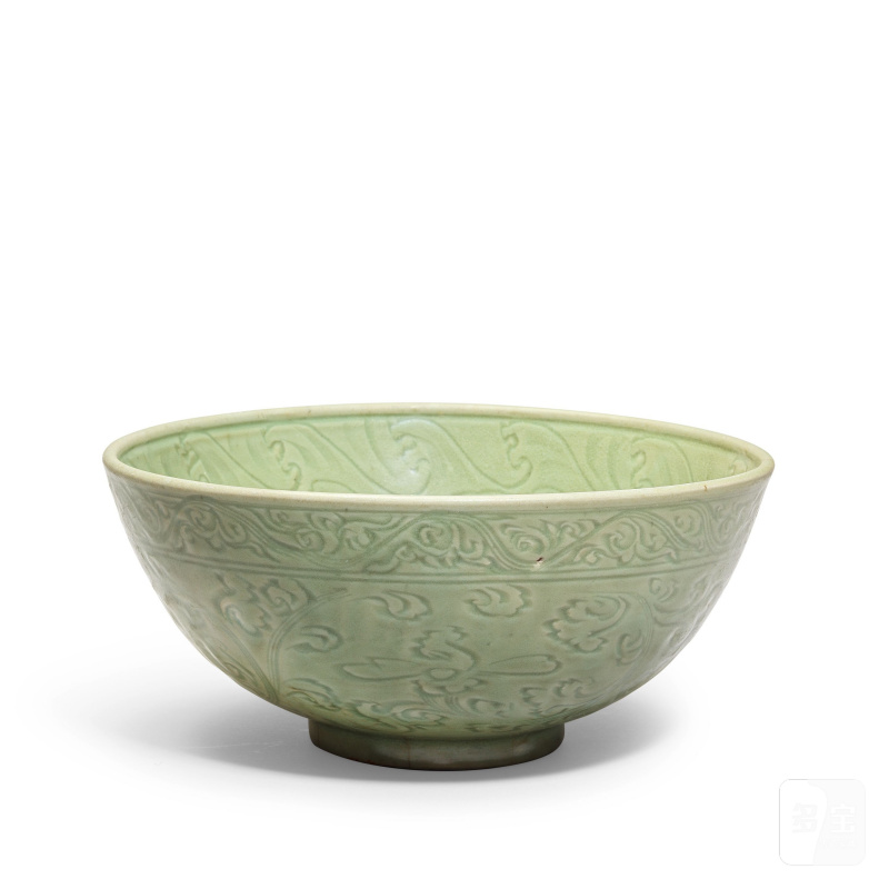 明 龍泉青釉盌 | A LONGQUAN CELADON DEEP BOWL - 图1